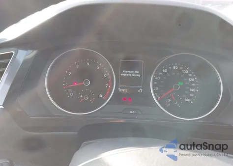 2018 Volkswagen Tiguan 2.0T Se/2.0T Sel z USA, uszkodzony, nr VIN 3VV2B7AX8JM012534